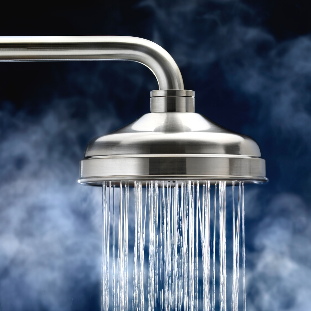 benefits of a steam shower - shower head with steam