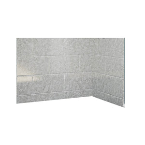 Avora Bath 11x20 Tile SilverStone Acrylic Alcove Shower Walls 60"W x 36"D x 96"H AV60361120TRSWS