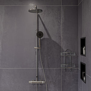 ALFI Round Style Thermostatic Exposed Shower Set AB2867