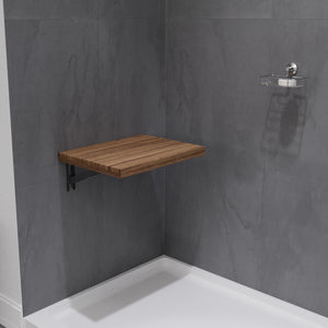 Anzzi Goreme 12.6'' Teak Wall Mounted Shower Seat AC-AZ20