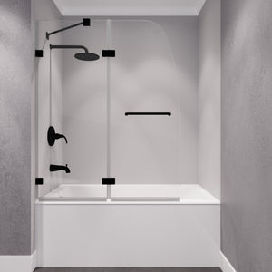 Anzzi Herald Series 48 in. by 58 in. Frameless Hinged Tub Door SD-AZ11-01