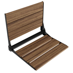 Anzzi Isle 16.7'' Teak Wall Mounted Shower Seat AC-AZ8208