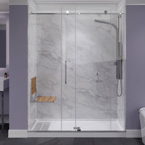 Anzzi Isle 16.7'' Teak Wall Mounted Shower Seat AC-AZ8208