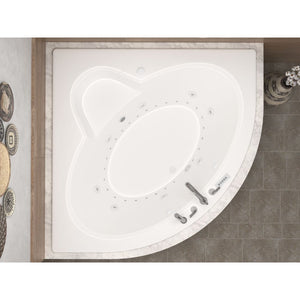 Atlantis Whirlpools Alexandria 60 x 60 Corner Bathtub 6060A