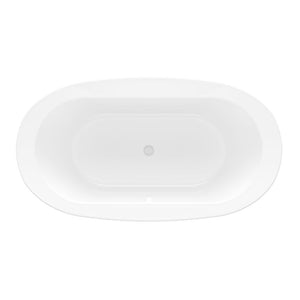 Atlantis Whirlpools Allure 36 x 66 Freestanding Soaking Tub with Center Drain 3666AS