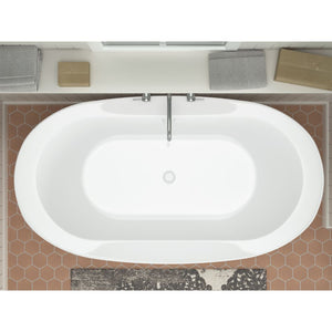 Atlantis Whirlpools Allure 36 x 66 Freestanding Soaking Tub with Center Drain 3666AS