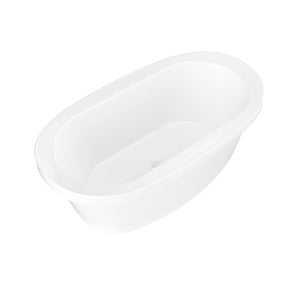 Atlantis Whirlpools Allure 36 x 66 Freestanding Soaking Tub with Center Drain 3666AS
