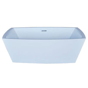 Atlantis Whirlpools Antione 32 x 67 Rectangle Acrylic Freestanding Bathtub 6731ATSXCWXX