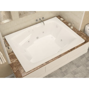 Atlantis Whirlpools Caresse 54 x 72 Rectangular Bathtub 5472C
