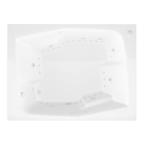 Atlantis Whirlpools Caresse 54 x 72 Rectangular Bathtub 5472C