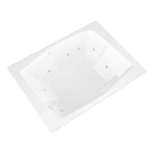 Atlantis Whirlpools Caresse 54 x 72 Rectangular Bathtub 5472C