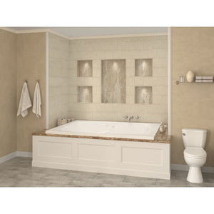 Atlantis Whirlpools Caresse 54 x 72 Rectangular Bathtub 5472C