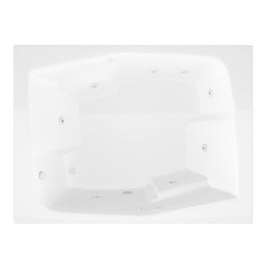 Atlantis Whirlpools Caresse 54 x 72 Rectangular Bathtub 5472C