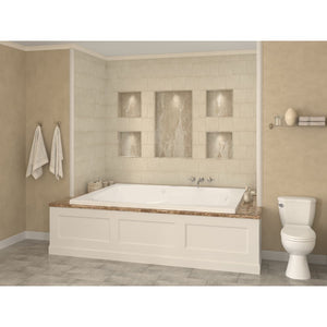 Atlantis Whirlpools Caresse 54 x 72 Rectangular Bathtub 5472C