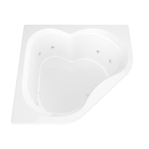 Atlantis Whirlpools Cascade 60 x 60 Corner Jetted Bathtub 6060C