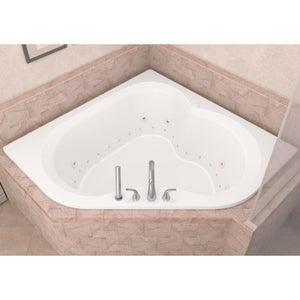 Atlantis Whirlpools Cascade 60 x 60 Corner Jetted Bathtub 6060C