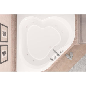 Atlantis Whirlpools Cascade 60 x 60 Corner Jetted Bathtub 6060C