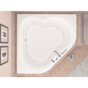 Atlantis Whirlpools Cascade 60 x 60 Corner Jetted Bathtub 6060C