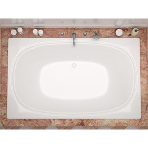 Atlantis Whirlpools Charleston 48 x 78 Rectangular Soaking Bathtub 4878CS