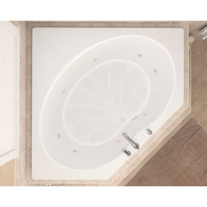 Atlantis Whirlpools Eclipse 60 x 60 Corner Jetted Bathtub 6060E