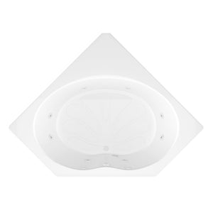 Atlantis Whirlpools Eclipse 60 x 60 Corner Jetted Bathtub 6060E