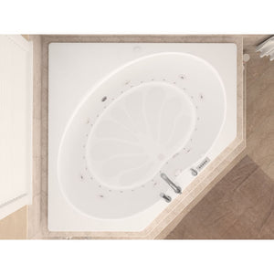 Atlantis Whirlpools Eclipse 60 x 60 Corner Jetted Bathtub 6060E