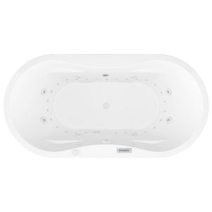 Atlantis Whirlpools Embrace 34 x 71 Oval Freestanding Bathtub 3471A
