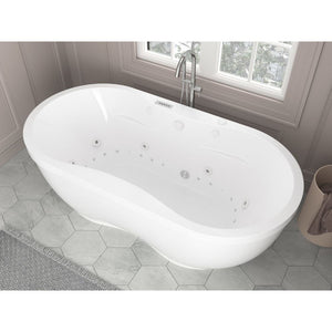 Atlantis Whirlpools Embrace 34 x 71 Oval Freestanding Bathtub 3471A
