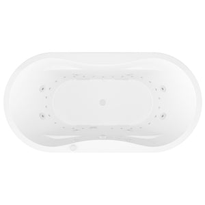 Atlantis Whirlpools Embrace 34 x 71 Oval Freestanding Bathtub 3471A
