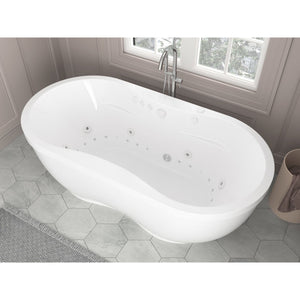 Atlantis Whirlpools Embrace 34 x 71 Oval Freestanding Bathtub 3471A