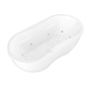 Atlantis Whirlpools Embrace 34 x 71 Oval Freestanding Bathtub 3471A