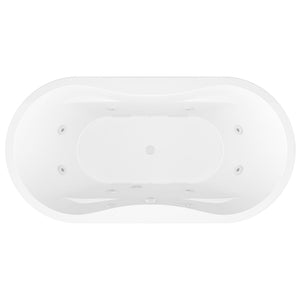 Atlantis Whirlpools Embrace 34 x 71 Oval Freestanding Bathtub 3471A