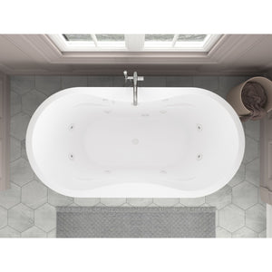 Atlantis Whirlpools Embrace 34 x 71 Oval Freestanding Bathtub 3471A
