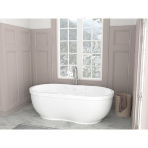 Atlantis Whirlpools Embrace 34 x 71 Oval Freestanding Bathtub 3471A