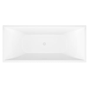 Atlantis Whirlpools Gulf 32 x 71 Freestanding One Piece Soaker Tub with Center Drain 3271G