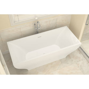 Atlantis Whirlpools Gulf 32 x 71 Freestanding One Piece Soaker Tub with Center Drain 3271G