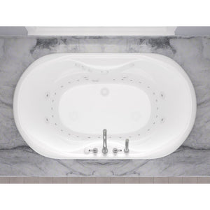 Atlantis Whirlpools Indulgence 41 x 70 Oval Jetted Bathtub 4170I