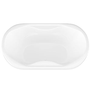 Atlantis Whirlpools Indulgence 41 x 70 Oval Soaking Bathtub 4170IS