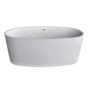 Atlantis Whirlpools Kurow 32 x 62 Artificial Stone Freestanding Bathtub 6131KWSXCWXX
