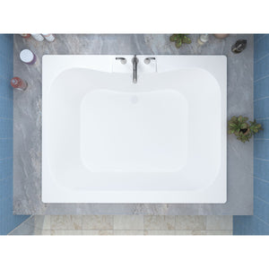 Atlantis Whirlpools Neptune 40 x 60 Rectangular Soaking Bathtub 4060NS