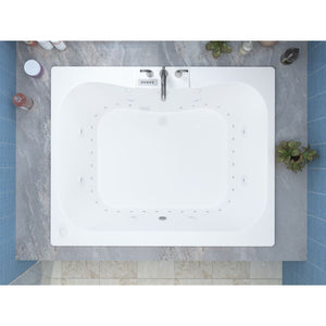 Atlantis Whirlpools Neptune 48 x 60 Rectangular Bathtub 4860N
