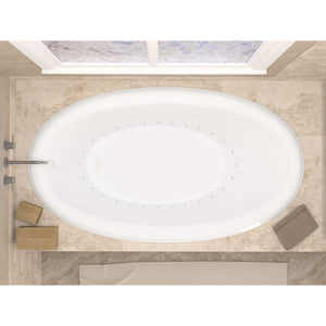 Atlantis Whirlpools Petite 36 x 60 Oval Bathtub 3660P