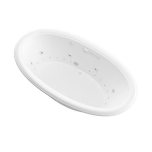 Atlantis Whirlpools Petite 44 x 78 Oval Bathtub 4478PCA