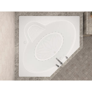 Atlantis Whirlpools Sublime 60 x 60 Corner Jetted Bathtub 6060S