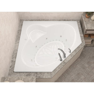 Atlantis Whirlpools Sublime 60 x 60 Corner Jetted Bathtub 6060S