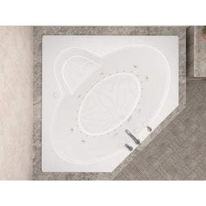 Atlantis Whirlpools Sublime 60 x 60 Corner Jetted Bathtub 6060S