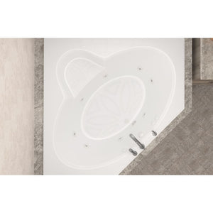 Atlantis Whirlpools Sublime 60 x 60 Corner Jetted Bathtub 6060S