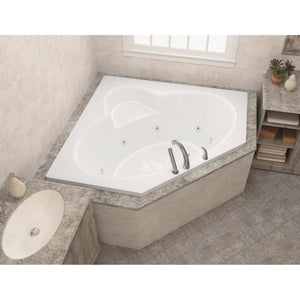 Atlantis Whirlpools Sublime 60 x 60 Corner Jetted Bathtub 6060S