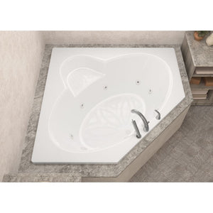 Atlantis Whirlpools Sublime 60 x 60 Corner Jetted Bathtub 6060S