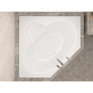 Atlantis Whirlpools Sublime 60 x 60 Corner Soaking Bathtub 6060SS